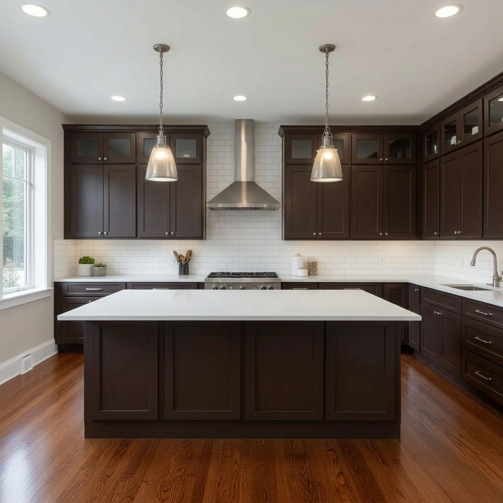 Espresso Noir cabinet style — Dark Brown