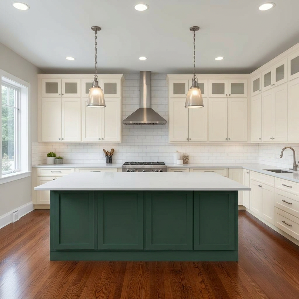 Heritage Two-Tone cabinet style — Two-Tone · Forest Island